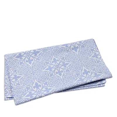 Vietri Damask Blue Table Runner, 108 X 21.5