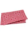 Vietri Damask Runner In Red