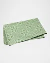 Vietri Damask Tablecloth, 70" X 108" In Green