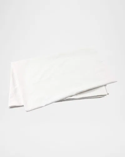 Vietri Damask Tablecloth, 70" X 108" In White
