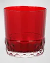 Vietri Deco Short Tumbler, 12 Ounces In Red