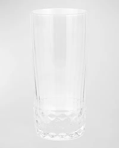 Vietri Deco Tall Tumbler, 16 Ounces In White