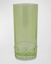 Vietri Deco Tall Tumbler, 16 Ounces In Green