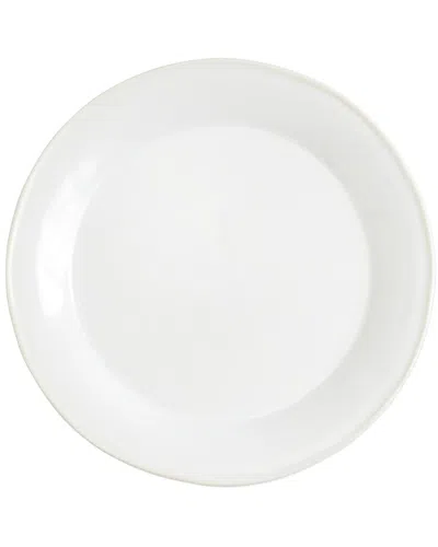 Vietri Chroma White Dinner Plate