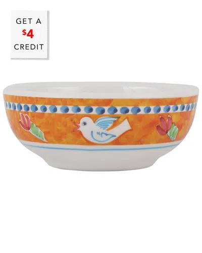 Vietri Dnu Unprofitable  Melamine Campagna Uccello Olive Oil Bowl  With $3 Credit In Multicolor