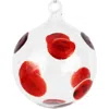 Vietri Drop Glass Ornament In Red