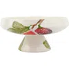 Vietri Fico Pedestal Bowl In Multi