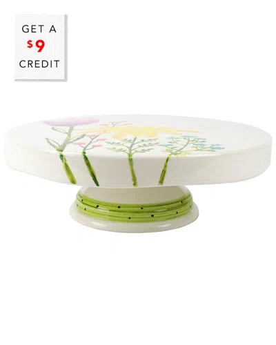 Vietri Fiori Di Campo Cake Stand With $15 Credit In Multi