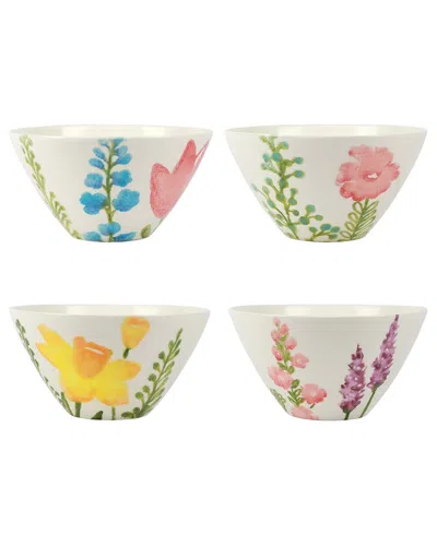 Vietri Fiori Di Campo Cereal Bowls - Set Of 4 In Multi