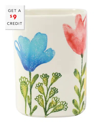 Vietri Fiori Di Campo Utensil Holder In Multi