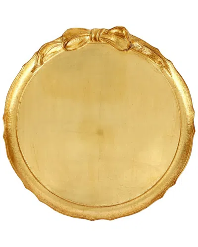 VIETRI VIETRI FLORENTINE BOW ROUND TRAY