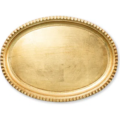 VIETRI VIETRI FLORENTINE WOOD SMALL OVAL TRAY