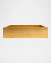 Vietri Florentine Wooden Accessories Dinner Napkin Holder In Gold