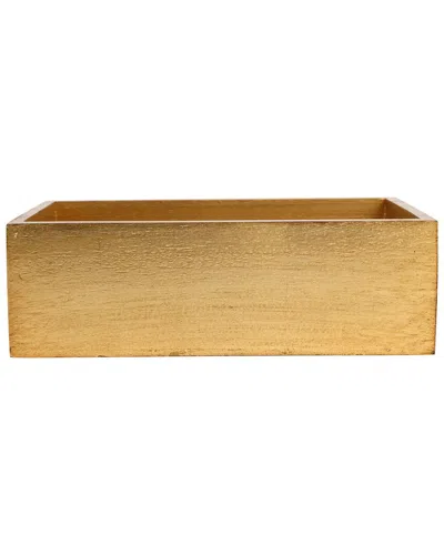VIETRI VIETRI FLORENTINE WOODEN ACCESSORIES GOLD GUEST TOWEL HOL  WITH $10 CREDIT