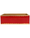 Vietri Florentine Wooden Accessories Guest Towel Holder In Red