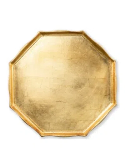 VIETRI FLORENTINE WOODEN OCTAGONAL TRAY