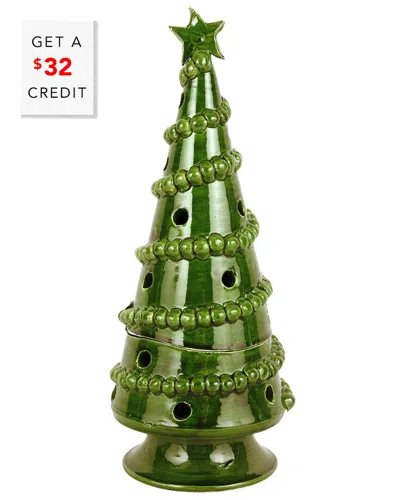 Vietri Foresta Green Large Garland Tree