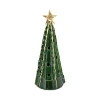 Vietri Foresta Large Tree With Ribbon & Gold Star In Green