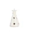 Vietri Foresta Mini Ribbon Tree Christmas Decor In White