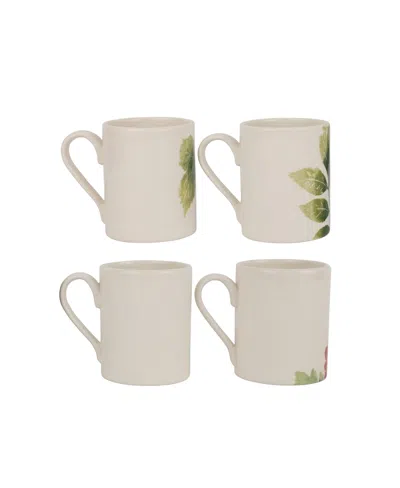 Vietri Foresta Primavera Assorted Mugs, Set Of 4 In Multi
