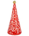 Vietri Foresta Scroll Tree In Red