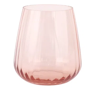 VIETRI FRANCESCA AMBER DOUBLE OLD FASHIONED GLASS
