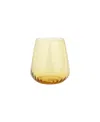Vietri Francesca Double Old Fashioned Glass In Yellow