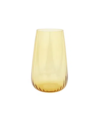 VIETRI FRANCESCA AMBER HIGH BALL GLASS