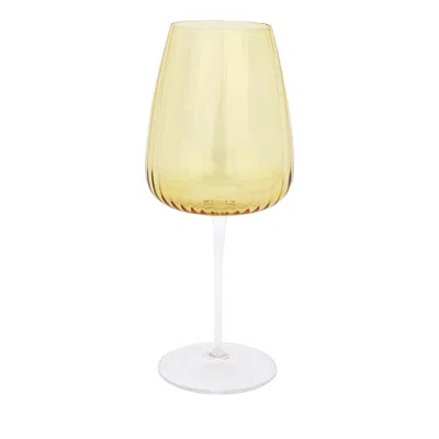 VIETRI FRANCESCA AMBER WATER GLASS