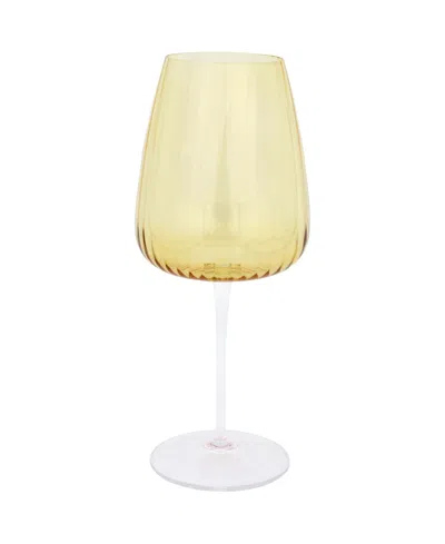 VIETRI FRANCESCA AMBER WATER GLASS