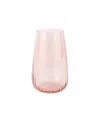 Vietri Francesca Highball Glass In Pink