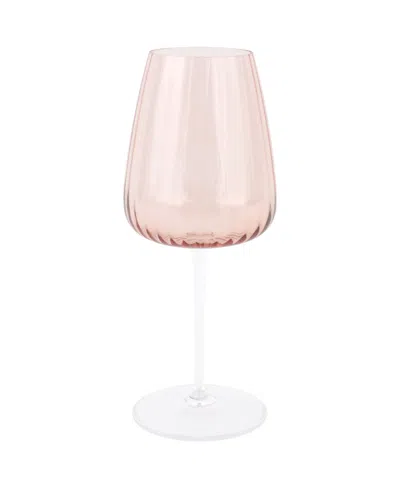 VIETRI FRANCESCA BLUSH WATER GLASS