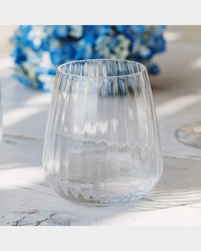 Vietri Francesca Double Old Fashioned Glass, 16 Oz. In White