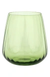 Vietri Francesca Double Old Fashioned Glass In Green