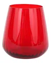 Vietri Francesca Double Old Fashioned Glass In Red