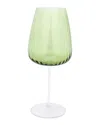 Vietri Francesca Water Glass In Green