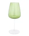 Vietri Francesca Water Glass In Green