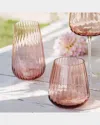 Vietri Francesca High Ball Glass, 20 Oz. In Blush