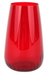Vietri Francesca Highball Glass In Red