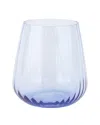 Vietri Francesca Double Old Fashioned Glass In Blue
