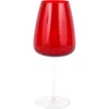 Vietri Francesca Water Glass In Red