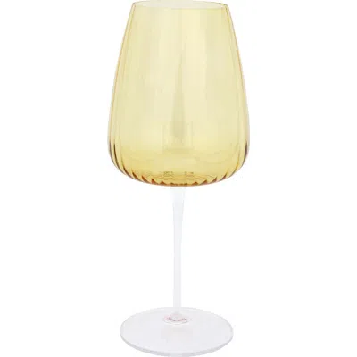 Vietri Francesca Water Glass In Yellow