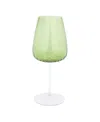 Vietri Francesca Water Glass In Green