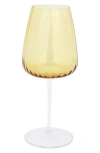 Vietri Francesca Wine Glass In Yellow