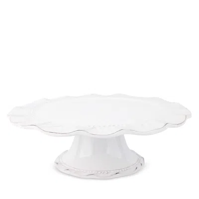 Vietri Giorno Ash Cake Stand In White