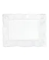 Vietri Giorno Rectangular Platter In White