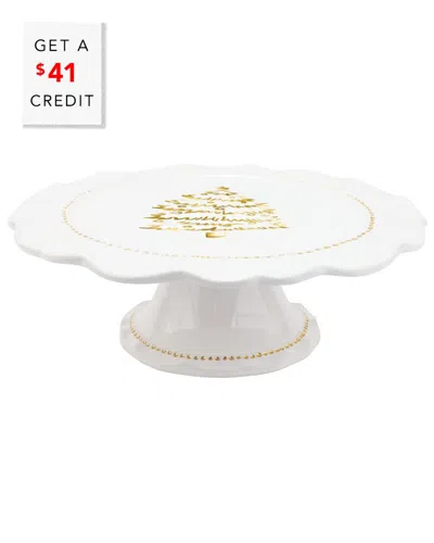 VIETRI VIETRI GIORNO DI FESTA CAKE STAND WITH $41 CREDIT