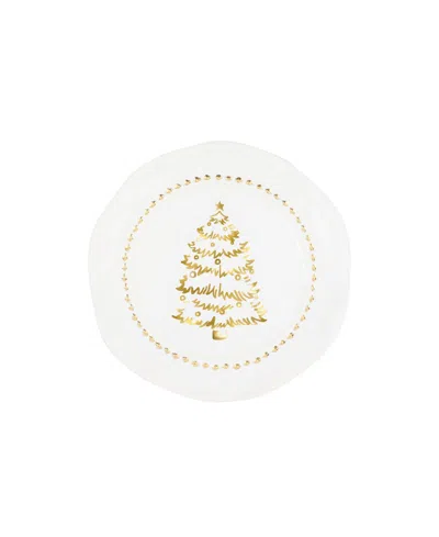 Vietri Giorno Di Festa Canape Plate In White