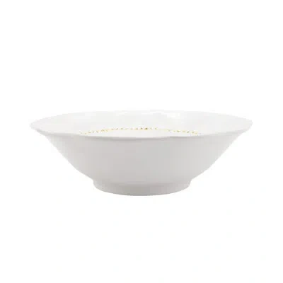 Vietri Giorno Di Festa Medium Serving Bowl In White