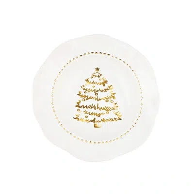 Vietri Giorno Di Festa Salad Plate In White